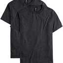Hanes Men's Beefy-t T-Shirt, Heavyweight Cotton Tee, 2 Pack, Big & Tall, XL