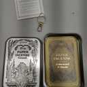 Paper Incense - 48pcs with Vintage Tin Case, Burning Papers Infused with Natural Essential Oils, Quick Usage & Long-Lasting Fragrance, Eliminating Bathroom, Kitchen, Pet Odors - Cedarwood & Hinoki