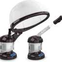2 in 1 Hair Steamer for Natural Hair & Ozone Facial Steamer
2-in-1 hair and facial steamer for deep conditioning natural hair and daily skincare,for Personal Care Use at Home or Salon