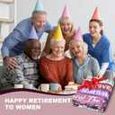 Retirement Blanket, Retirement Gifts for Women Men 2025, Best Retire Gifts Ideas, Happy Retirement Gifts for Mom Teacher Nurse Coworkers, Retirement Party Decorations Blanket 50"X60"