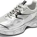 Cape Robbin Liane A Women's Chunky Sneakers, Stylish Chunky Platform Lace Up Shoes, Trendy Chunky Sneakers for Women, Perfect for Fashion Forward Ladies (6)