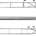 Closet Rod Closet Hanging Rod Hanging Closet Rod Stainless Steel Adjustable Closet Extender Hanging Rod Suitable for Clothing Stores Home Wardrobes and Other Places.