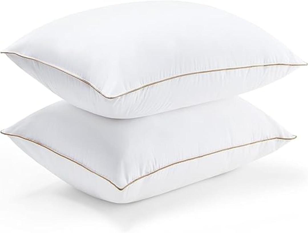 Ultra Soft Pillow Set of 3 Standard Pillows Extra Fluffy Microfiber Filled Pillows for Comfortable Sleep, Pillow for Sofa, Bed & Chair (Queen Size, 17inch*27inch, White) -3 Piece