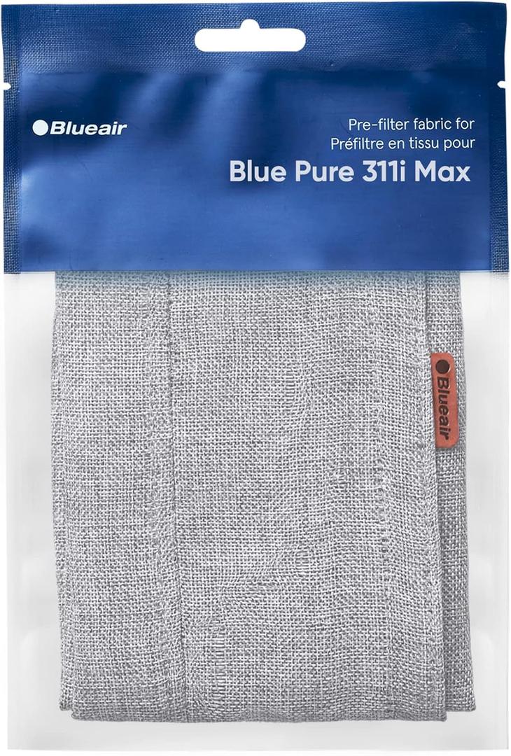 BLUEAIR Genuine Pre-Filter Blue Pure 311i Max Air Purifier, Washable Fabric, Fog Grey