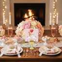 Kathfly 48 Pcs Wedding Table Number Holders 1.7 Inch Gold Metal Mini Place Card Holders Bulk Harp-clip Table Sign Stands Card Holder Display Picture Memo Notes Menu for Restaurants Birthday Decor