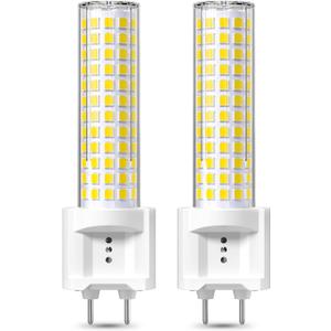 DoRight G12 LED Bulb 15 Watt G12 LED Corn Light Bulb Daylight 6000K, G12 Bi-Pin Base LED Bulbs Replacement for 150W G12 T6 Metal Halide Bulbs Halogen Bulb AC 85-265V for Home Warehouse, Pack of 2