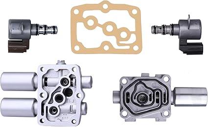 KALANBAY Transmission Solenoid Kit For Honda Accord Odyssey Pilot Acura TL CL MDX Replace 28250-P6H-024 28250-P7W-003 28400-P6H-013 28500-P6H-013