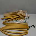 Holldoor Arch Backdrop Stand  Gold Arched Stand Frame for Wedding, Parties,Birthday, Backdrop Decorations