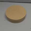 BENECREAT 5 Sizes Papier Mache Flat Round Boxes Nesting Stacking Craft Paper Gift Box for Candy Chocolate Biscuits, Halloween Christmas, Wedding Festival Gift Packaging