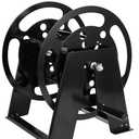 RV Extension Cord Reel Stand, 50-200 FT RV Extension Cord Reel Holder with Durable Bearings, Metal Heavy Duty Power Cord Storage Reel with Anti-rust Coating