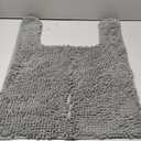 Chenille Toilet Rug U Shaped Bath Mat Light Grey 19.7"x15.7"
Non Slip Rubber Bottom, Absorbent Quick Dry Shaggy Bathroom Rug, Machine Washable Contour Bath Rugs for Toilet