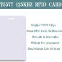 30pcs T5577 Thick Smart Cards, Contactless 125khz RFID Rewritable Proximity Clamshell Weigand Prox Card, Compatible with 1386 1326 H10301 Format Readers and Keyless Entry Access Control Systems