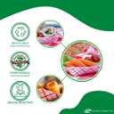 Southern Champion Tray 0413 #100 Southland Paperboard Food Tray, 1 lb Capacity, Red Check (Case of 1000)