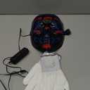 Halloween LED Light Up Mask, Scary Glowing Mask for Cosplay Costumes, Festival, Carnival Party Supplies Gifts (Blue)