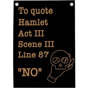 Gifts for English Teacher Funny Classroom Decor Banner Middle School English Classrooms Must Haves Posters Wall Art Hanging Decor for Playroom Kids Room 22x28 Inch