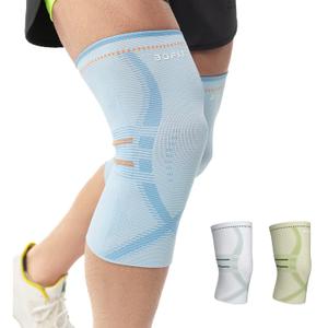 Compression Knee Brace for Women & Men, 2 Pack AOCELL Knee Sleeve Support for Knee Joint Pain Relief, ACL, Meniscus Tear, Arthritis - Breathable for Workout, Running, Gym, Sports, Fitness XL