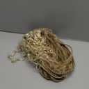 24 Inch Clip in Dreadlock Hair Extensions 10Clips 40 Strands Mixed Synthetic Dreads Extensions for Women,Handmade Soft Straight Boho Wavy Dreads,27/613 (Brown/Blonde)