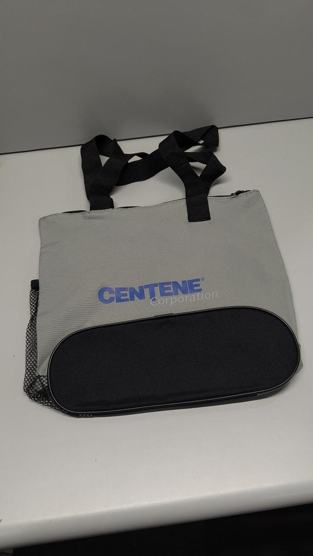 Centene Corporation Tote Bag with Zipper and size pocket , Back pocket