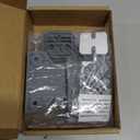 EZIGO Retractable Baby Gates Replacement Parts, Full Set Wall Mounting Accessories Including Brackets, Latches, Screws for 120 inch Extra Wide Baby Gate Pet Gate Mesh Gate Retractable Dog Gate, Gray