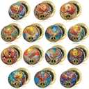 Blueweenly 14 Pcs Aa Sobriety Coins Set - 24 Hour Newcomer & 1-11 Month Recovery Chips Sober Anniversary Tokens Bulk Sobriety Gifts for Men and Women(Phoenix)