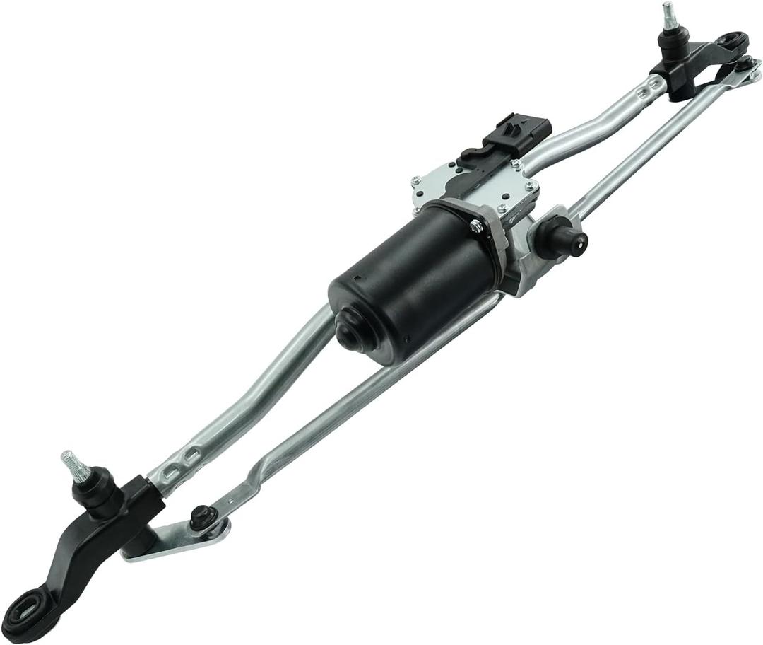 Front Windshield Wiper Motor and Linkage Assembly Compatible with Jeep Wrangler 2007-2018 Wrangler JK 2018 Replaces 55077859AB 55077859AC 55077859AD 602105AS