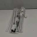 2 Pack Christmas Decorations Lights Outdoor, Extendable Meteor Shower Lights with Timer, Total 384LED 30cm 16 Tubes Indoor Outdoor Snow Cascading String Light for Xmas Party Yard Decor (Red and White)