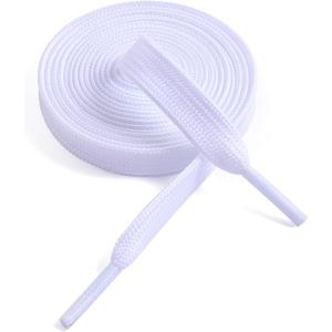 4 x VSUDO 5/16" Fine Weave Flat Shoe Lace Shoestring for Running Athletic Sneaker