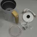 Tumidy Milk Frother Electric, Coffee Frother, Warm and Cold Milk Foamer,4 IN 1 Automatic Milk Warmer Stainless Steel for Coffee, Latte, Hot Chocolate (White)