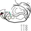 Standalone Wiring Harness, 4L60E DBW, Green/Blue PCM, Compatible with 1997-2004 GM LS1 Vortec Engine 4.8 5.3 6.0 L, LS Swap Engine Harness, Stand Alone Wire Harness, Drive by Wire Throttle Body