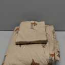 LIWHENHAO Dachshund Duvet Cover Set Queen 100% Cotton Bedding Cartoon Red Cute Dog Puppy on Brown 1 Kawaii Animal Pet Comforter Cover Full 2 Pillowcases for Kids Girls Boys Woman