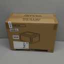 Storage Bins with Lids, 9 Pack Plastic Storage Containers with Magnetic Door, 19 Qt Stackable Clear Storage Box for Home, Office Organizing