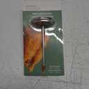 Escali AH1 Stainless Steel Oven Safe Meat Thermometer, Extra Large 2.5-inches Dial, Temperature Labeled for Beef, Poultry, Pork, and Veal Silver NSF Certified