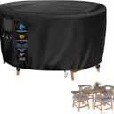 Round Patio Cover 96in Dia x 48in H - Extra Large and Tall