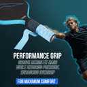 2 x Pickleball Paddle Grip with 5.25" - Enhanced Pickle Ball Grips Overgrip for Vibration Reduction & Precision Control (Light Blue)