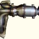 K&E EXHAUST 16692PC-C Direct Fit Replacement Exhaust Converter Stainless Steel Fits: Toyota Camry 2.5L 2017-2012