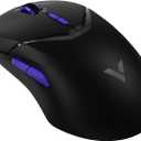 Rapoo VT9PRO 4K Wireless Gaming Mouse, PAW 3398 Sensor, 26000 DPI, 4KHz Polling Rate, 0.25ms Response Time, Lightweight, 10 Programmable Buttons, 180h Battery Life, On-Board Memory, PC - Black