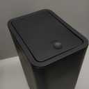 TIPGO Bathroom Trash Can with Lid, 10 Liter/ 2.6 Gallon Slim Garbage Can, Small Trash Bin Waste Basket with Pop-Up Lid for Kitchen, Bedroom, Living Room, Office (Black)