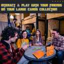 Basketball Card Binder, 9 Pocket Zipper Sports card binder, 720 Double Sided Pocket Waterproof Album, Basketball Cards Display Holder, Expandable, For Gaming Cards, Yugioh, MTG and Other TCG (Orange)