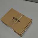 Goo-Ki 6 Pack Cabinet Pulls Antique Brass Finger Pulls Zinc Alloy Hardware Cabinet Handles, 5 Inch (128mm) Hole Center Kitchen Drawer Pulls