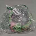 PANTIDE Witch Musical Jeweled Knotted Headband - Witch Musical Fans Gift Pearl Crystal Embellished Headband Wide Top Knot Fashion Pink Hairband Accessories Birthday for Women Girls (Green Rhinestone)