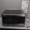 GE Countertop Microwave Oven, 1, 200-watt Capacity, 2.0 Cubic Ft., 8 Auto Setting Cooking Settings, Child-Lock Technology, Kitchen Essentials for the Countertop, Dorm Room or Apartment, Stainless Steel