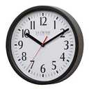 La Crosse 8in Basics Analog Wall Clock Black
