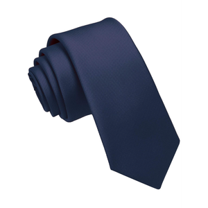2.4" Solid Color Skinny Tie Slim Necktie for Men