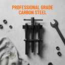 2 Jaw Bearing Puller 4in - Carbon Steel Gear Removal Tool for Automotive Flywheels and Machine Bearings, Adjustable Bilateral Rotation Design
