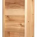 CEDAR ALPHA XL Bat Houses for Outside Clearance 16"x12" - Cedar Bat Box for Outdoor- Wall Post Pole Mountable - Alaskan Old Gowth Red Cedar - Bat Supplies for Wildlife Enthusiast Choice