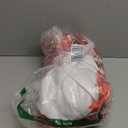 BETGINY Merry Christmas Tablecloth 60 Inch Round Winter Red White Snowflakes Table Cloth Dust-Proof Wrinkle Resistant Rustic Tablecloth for Holiday Party Dining