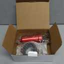 Pindex Universal External In Line Fuel Pump,116 PSI High Pressure 12V Electric Pump Injection Systems Compatible with 0580464070 0580453911 0580463017 0580464023,Red