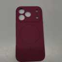 Miracase Magnetic for iPhone 17 Pro Case, Compatible with MagSafe, Integrated Silicone Camera Control Cover, 3.0mm Thicken Shockproof Drop Protection Phone Case for 17 Pro,Wine Red