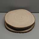 Large Wood Slices 4 Pcs 12-14 Inches Wood Rounds Natural Wood Slices for Centerpieces/Display/Crafts/Painting/Table Decor/Wood Burning/DIY Projects/Christmas Ornaments