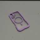 Diaclara Magnetic Designed for 17 Case Full Body Bumper,[Compatible with MagSafe] Military Drop Proof Cover with Built-in Touch Sensitive Anti-Scratch Screen Protector Purple